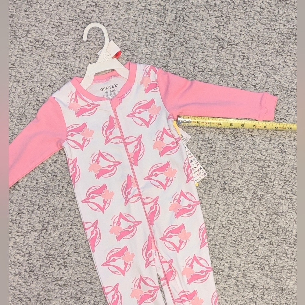 BNWT MLB Toronto Blue Jays Kids (18-24 Months) 1 Piece Footies/Pyjamas/Sleepers - Picture 9 of 14